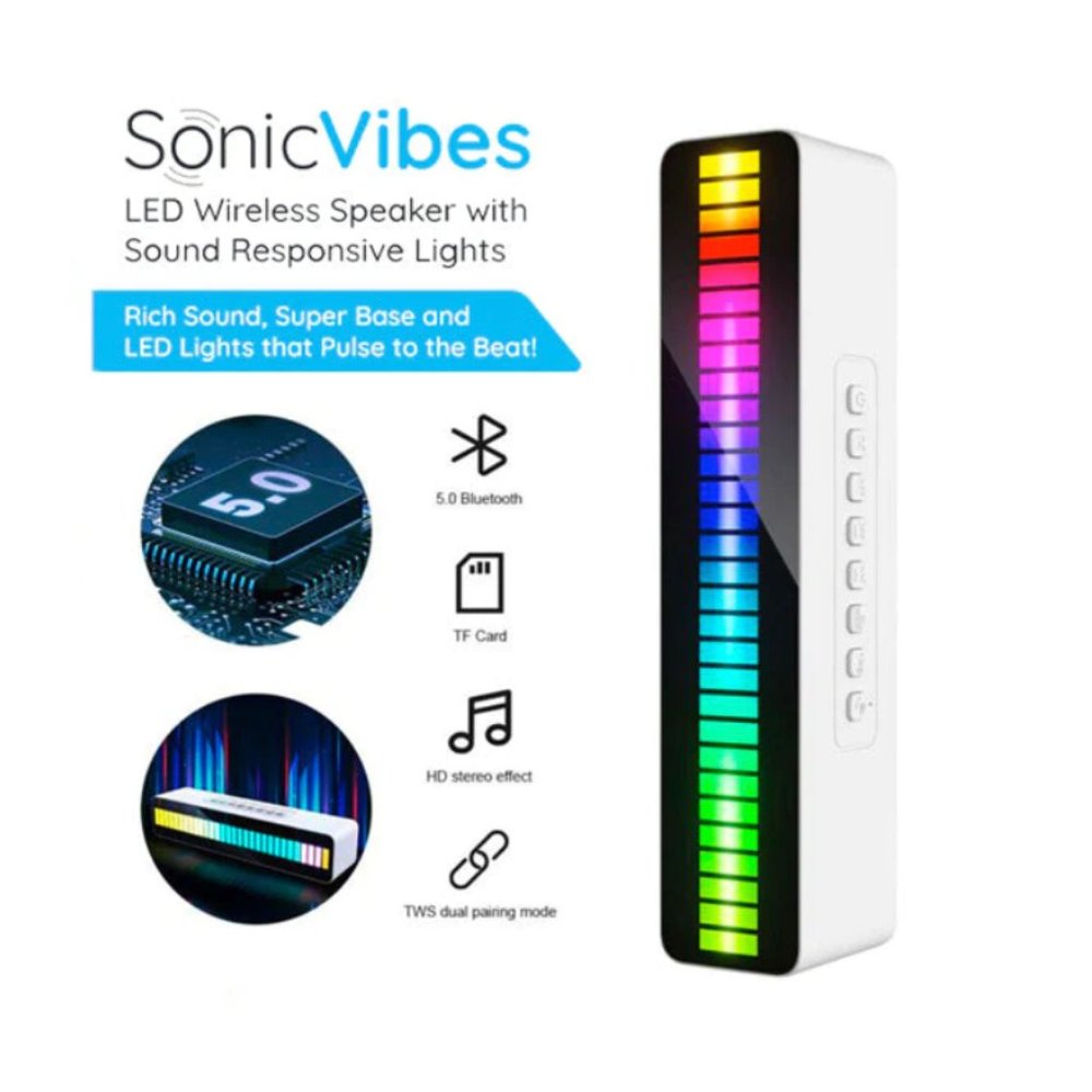 LED Light Responsive Bluetooth Speaker